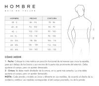 GUIA DE TALLES - HOMBRE